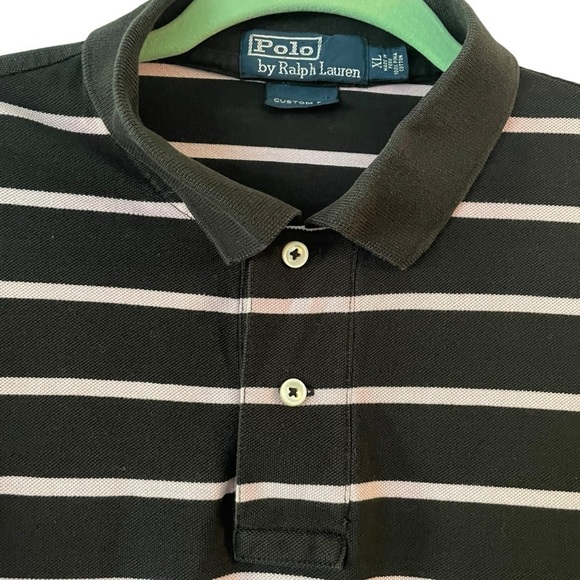 POLO by Ralph Lauren VienrBlack Polo PintaabShirt size XL - Picture 3 of 6